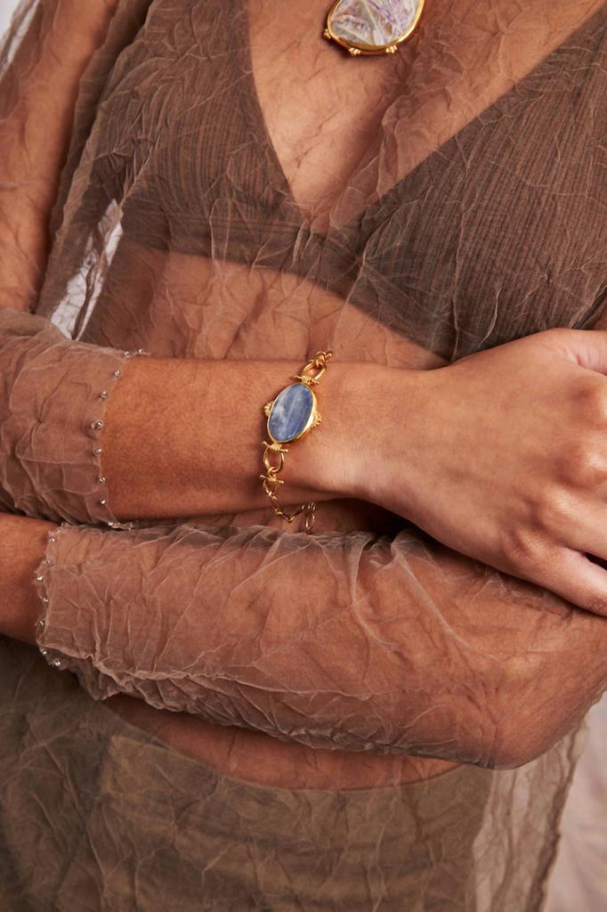 Chan Luu Chan Luu - Women's Bezel Wrapped Kyanite Bracelet