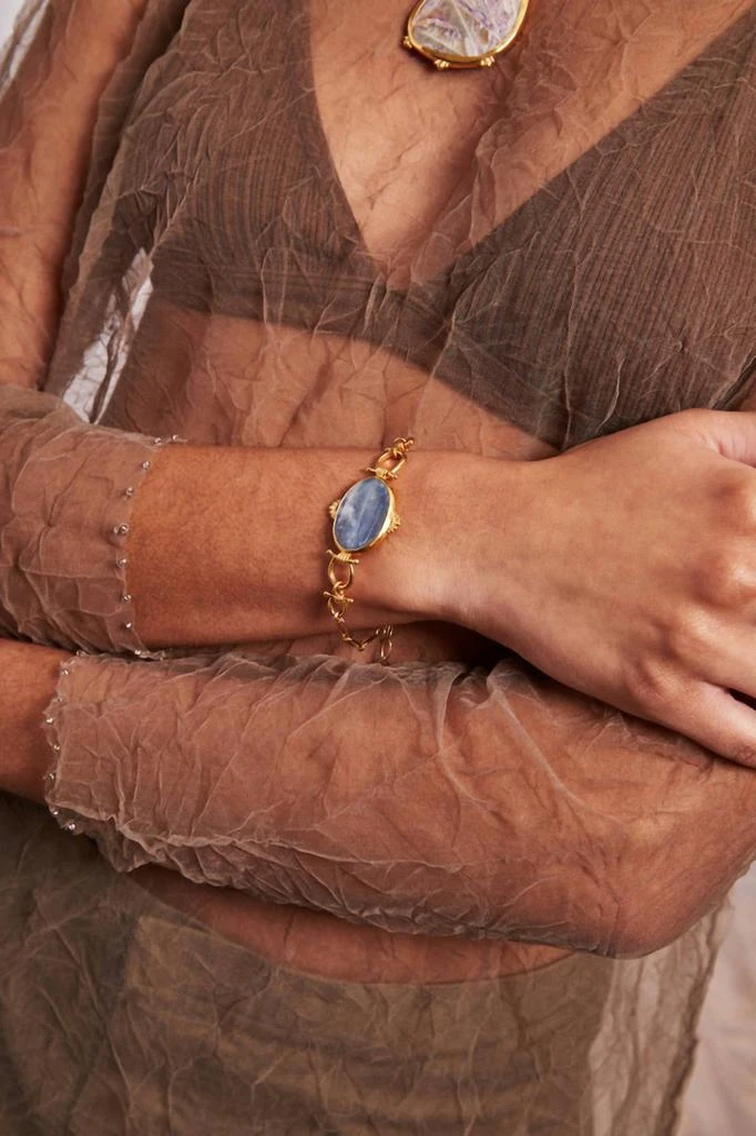 Chan Luu Chan Luu - Women's Bezel Wrapped Kyanite Bracelet 2