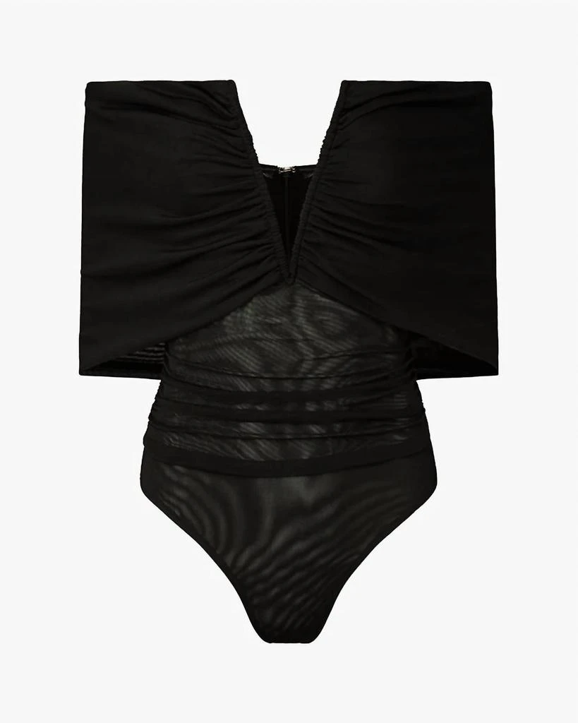 WE WORE WHAT We Wore What - Ruched Off Shoulder Bodysuit 3