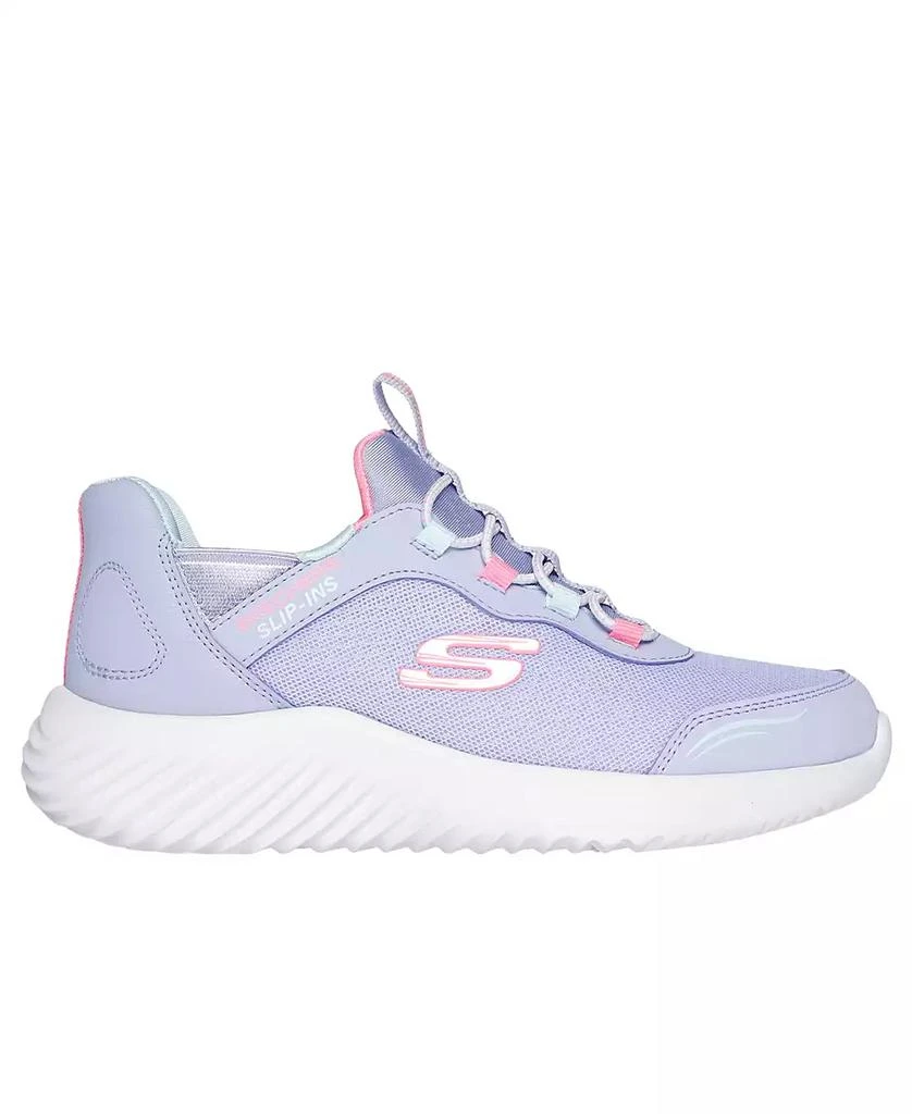 SKECHERS Little Girl
s Slip-Ins: Bounder - Simple Cute Casual Sneakers from Finish Line 2