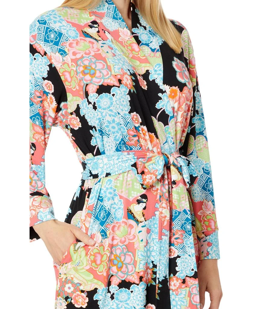 Natori Geisha Garden - Cozy Knit 49" Robe 3