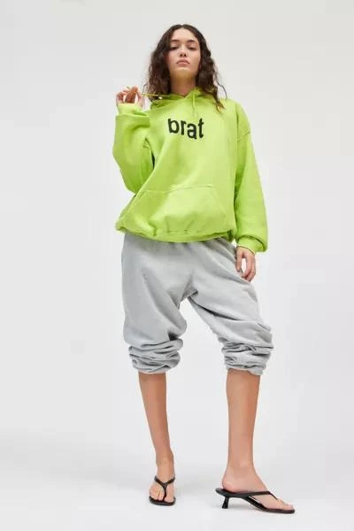 Urban Outfitters Charli XCX UO Exclusive Brat Graphic Hoodie Sweatshirt 2