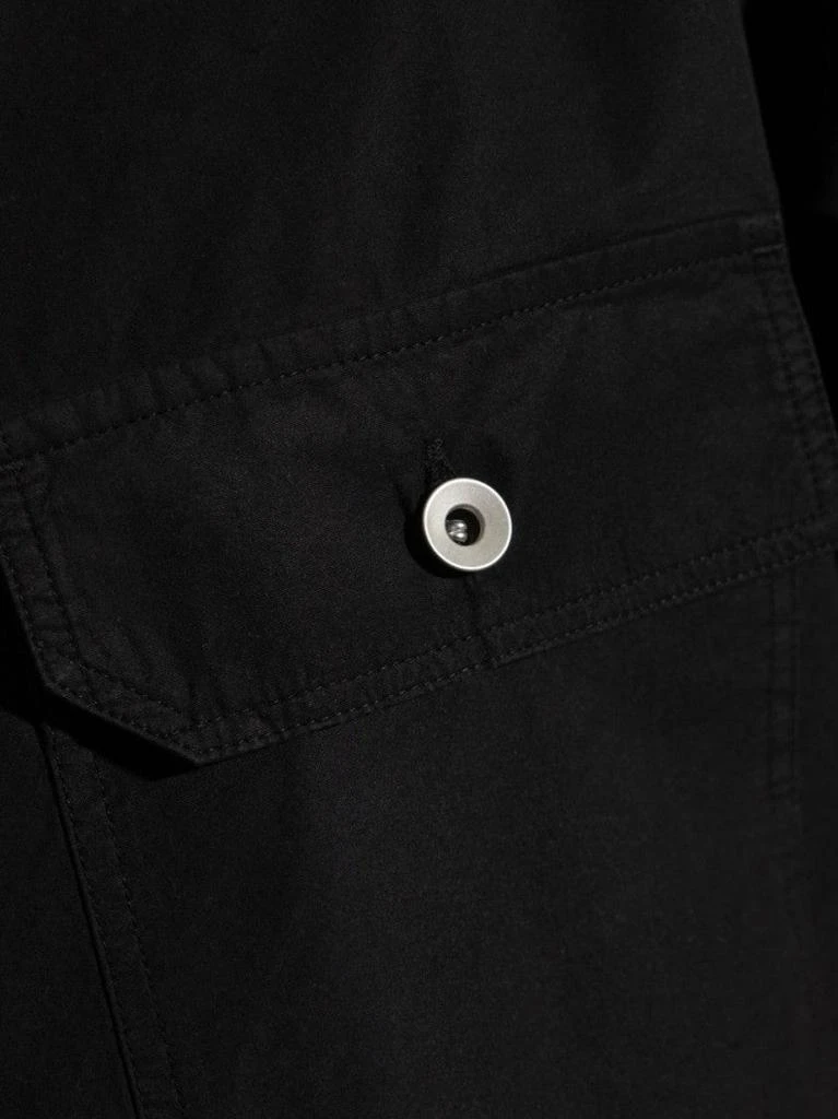 DRKSHDW Long Sleeve Black Shirt With Chest Flap Pockets 2