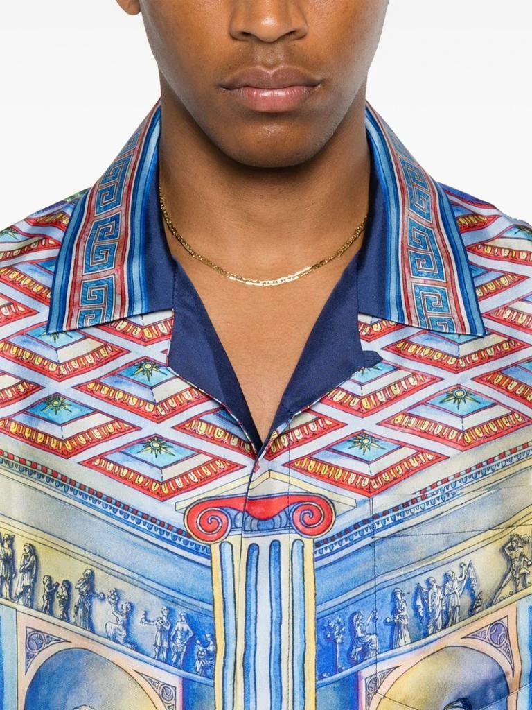 Casablanca LONG SLEEVE CUBAN COLLAR SHIRT 5