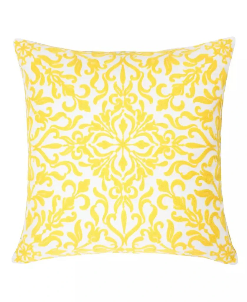 Homey Cozy Victoria Cotton Decorative Pillow, 20" x 20" 7