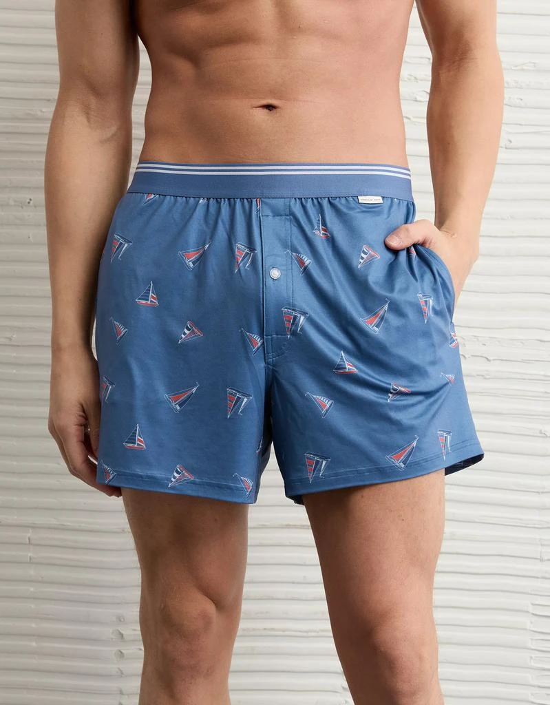 AE AEO Men
s Boats Ultra Soft Pocket Boxer Short from American Eagle