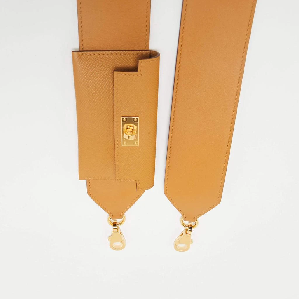 Hermes Hermes Sesame Swift and Epsom Leather Kelly Pocket Bag Strap 3