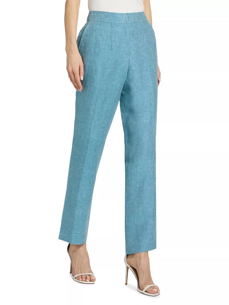 Tahari Kenna Cotton Straight-Leg Pants 3