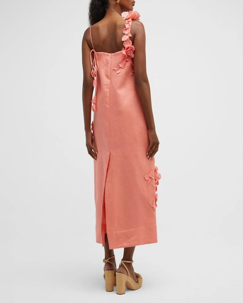 Zimmermann High Tide Lift Off Flower Midi Dress 6