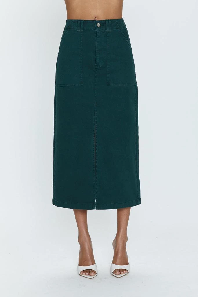Pistola Denim Pamela Skirt Utility Midi Skirt - Pine 2