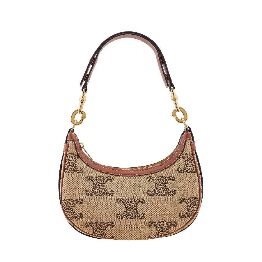 Celine Leopard Triomphe Medium Ava Strap Bag 1