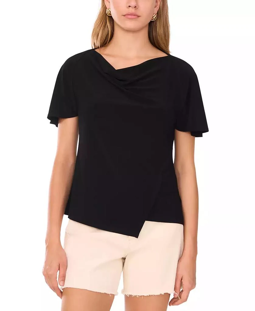 Vince Camuto Women's Cowl-Neck Asymmetrical Hem Top 1