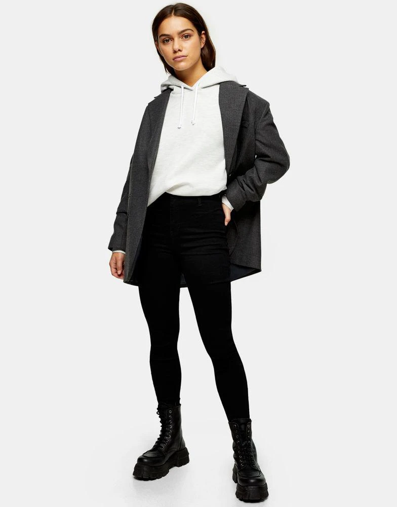 Topshop Topshop Petite Joni jean in black 3