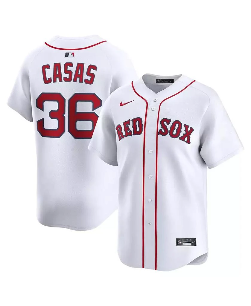 NIKE Men's Triston Casas White Boston Red Sox Alternate Limited Player Jersey 1