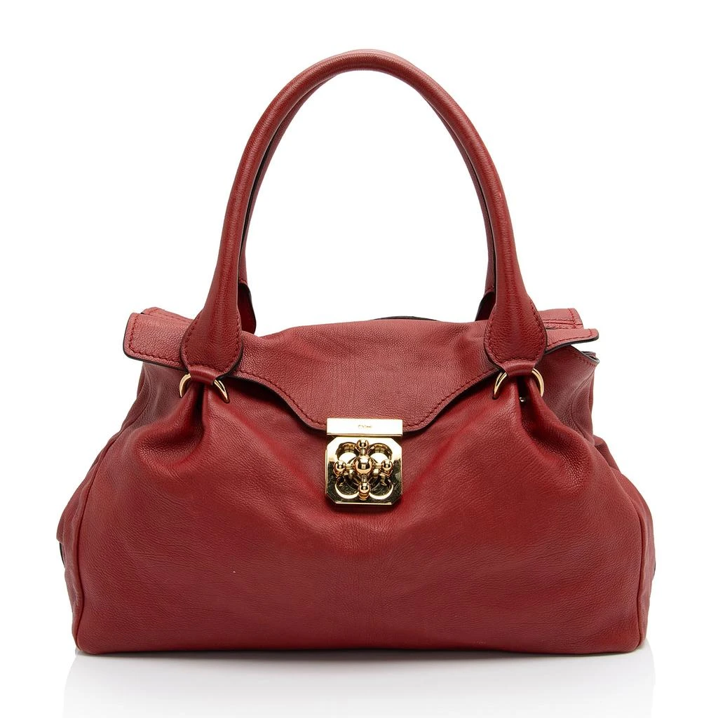 Chloé Leather Elsie E/W Satchel 1