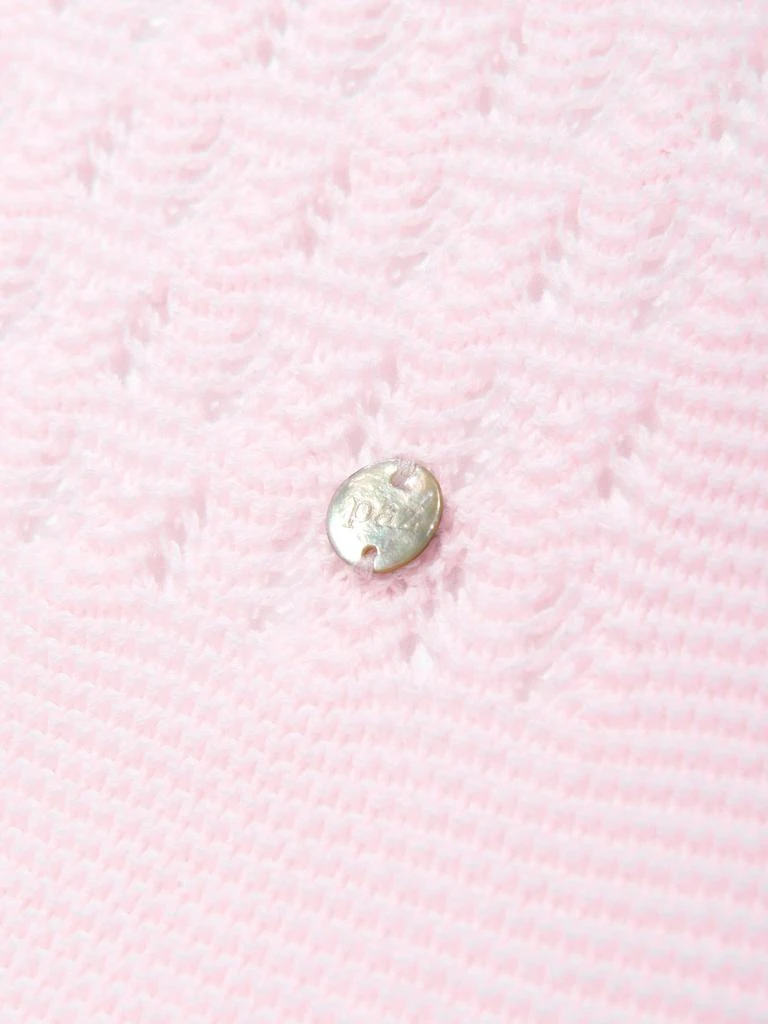 Paz Rodriguez Baby Girls Cotton Knit Blanket in Pink (106cm) 6