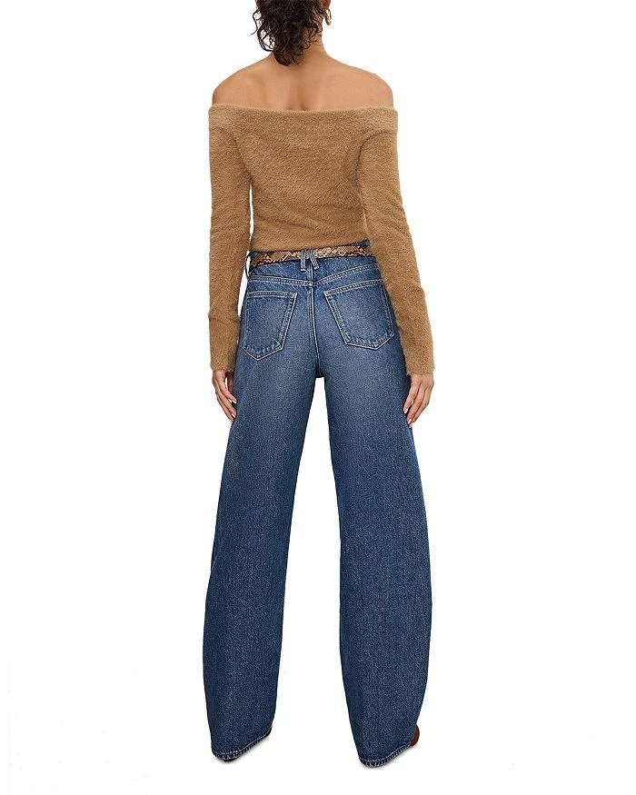 Good American High Rise Barrel Jeans in Indigo 740 4