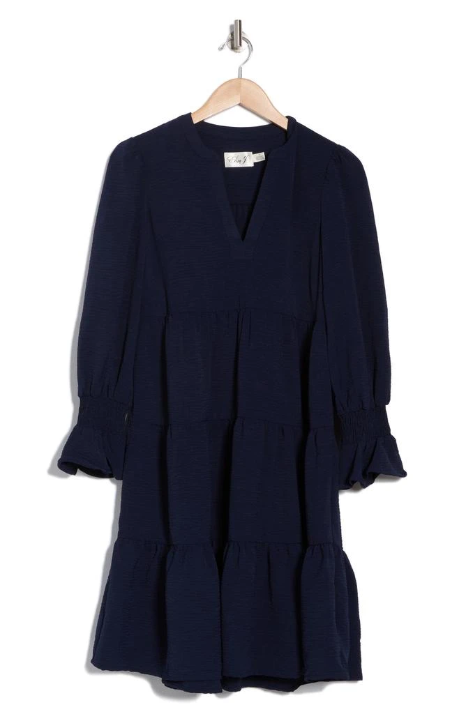 Eliza J Long Sleeve Tiered Dress 3