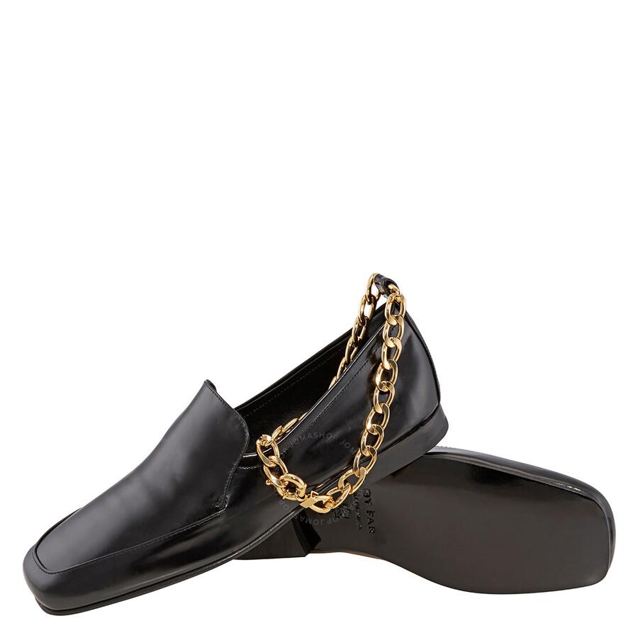 by FAR Ladies Nick Chain-anklet Leather Loafers