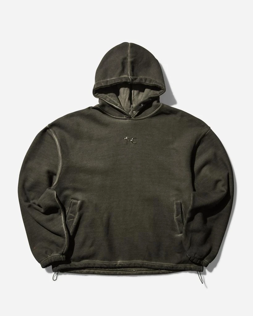Thug Club Men's Color Emblem Hoodie Khaki 1