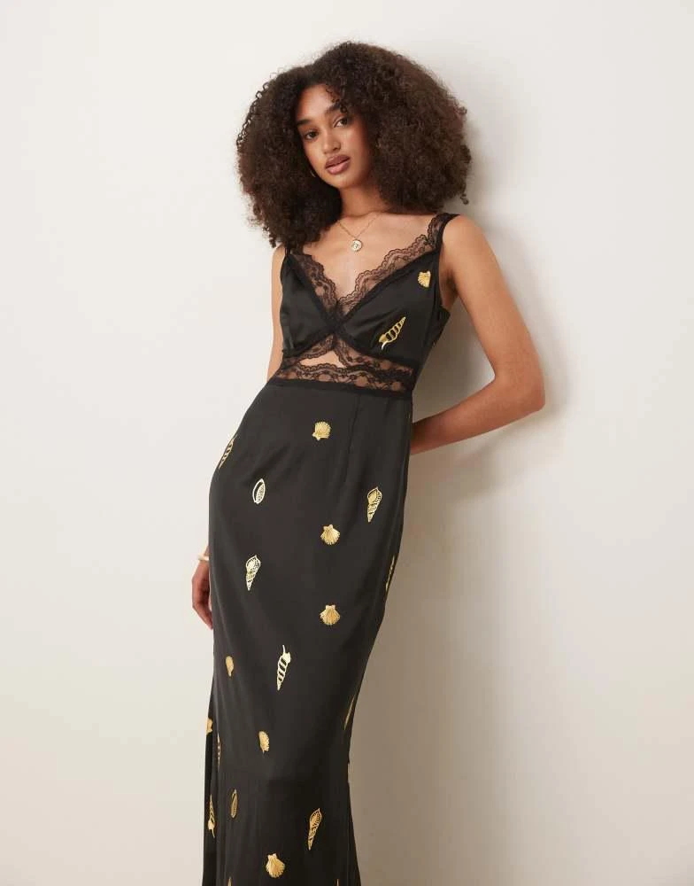 slim fit dress slacks Marion | Sweetheart Neckline Midaxi Dress main image 0