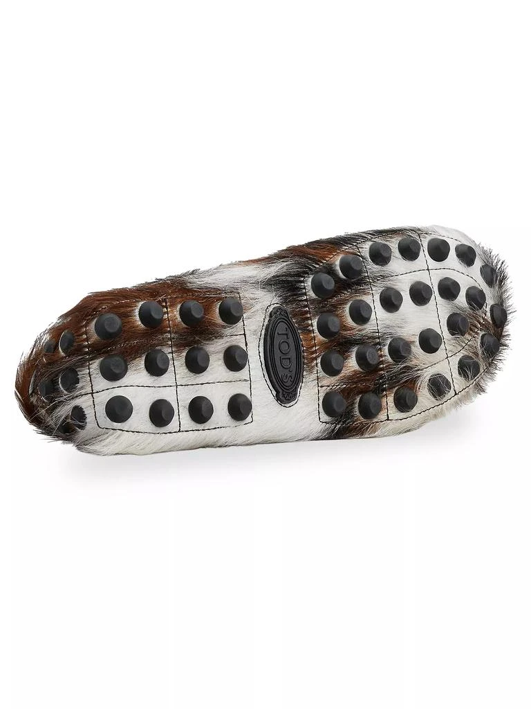 Tod's Gommino Macro Pony Effect Leather Loafers 4