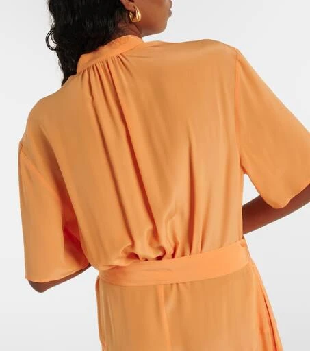 Stella McCartney Iconic silk crêpe de chine midi dress 6