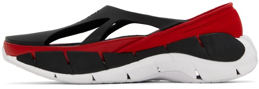 MAISON MARGIELA Red & Black Reebok Edition Croafer Sneakers 3