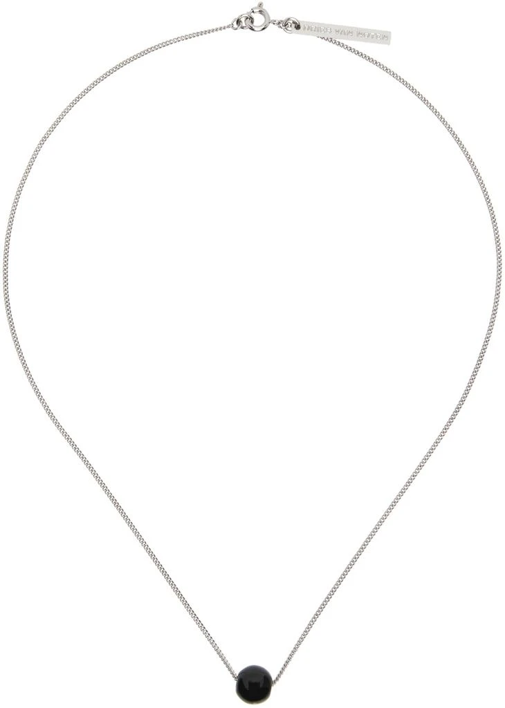 Dries Van Noten Silver Ball Necklace 1