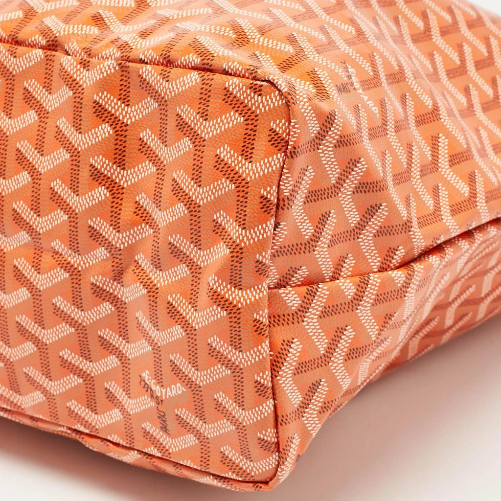 Goyard Goyard Orange Goyardine Coated Canvas and Leather Saint Louis PM Tote 11
