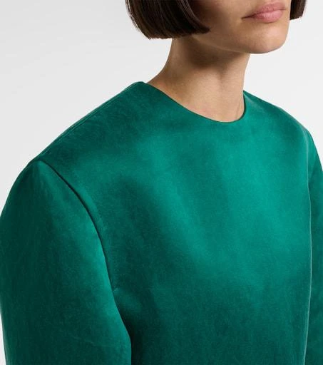 Yves Saint Laurent Silk satin minidress 4