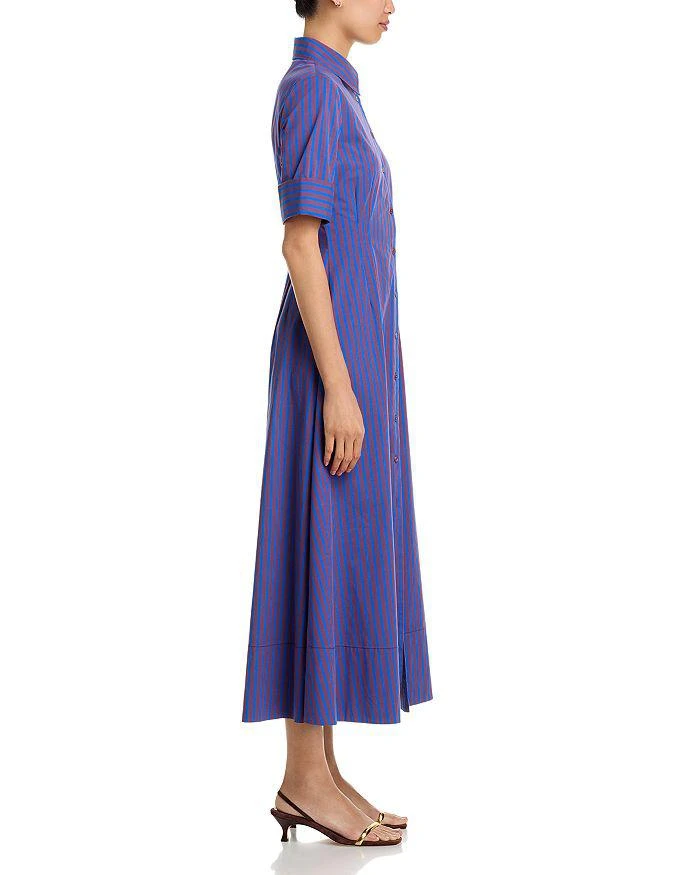 white linen eyelet dress Grace White Eyelet Dress – Shirtini main image 1