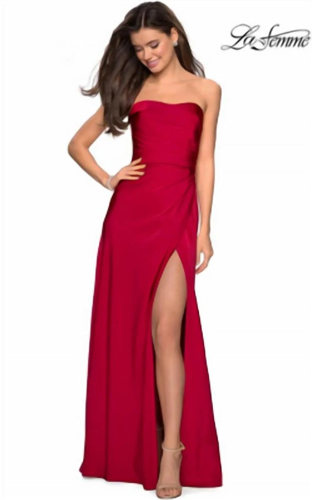 La Femme La Femme - Strapless Gown 3