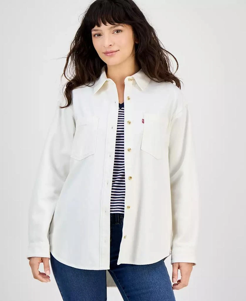 Levi's Women's Iris Button-Front Cotton Overshirt 1
