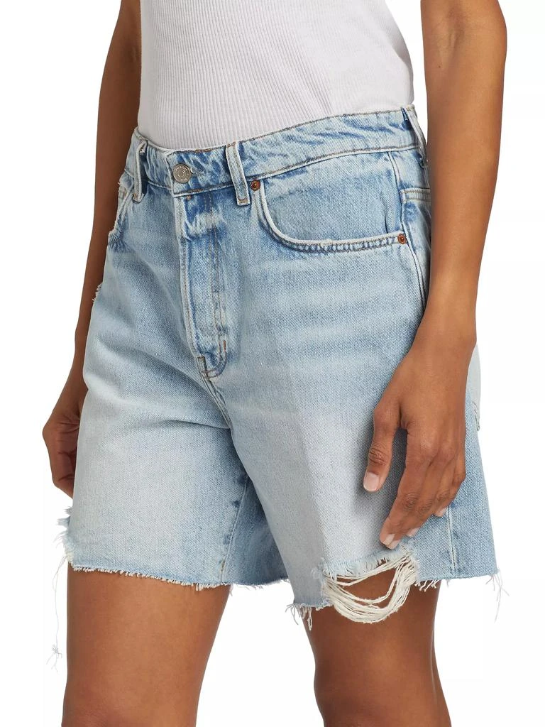 Reformation Raye Mid-Rise Relaxed Denim Shorts 4
