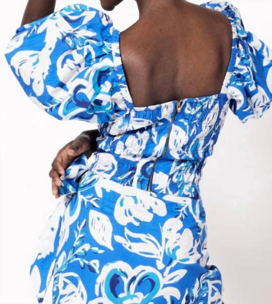 Cleobella Rayna Top In Azure 2