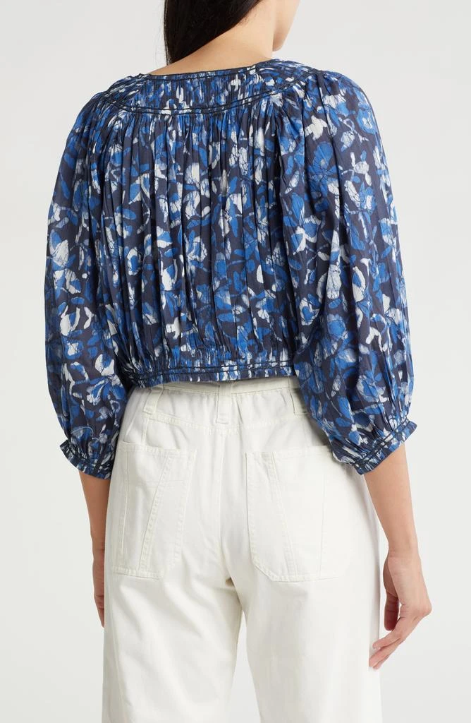 Joie May Floral Cropped Blouse 2