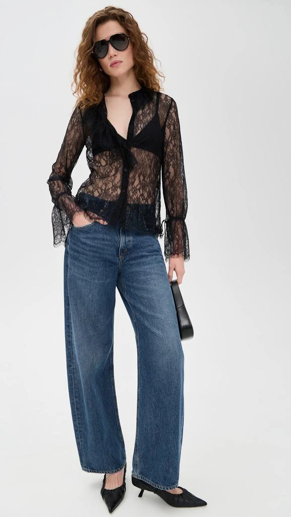Nili Lotan Cecily Lace Shirt 4