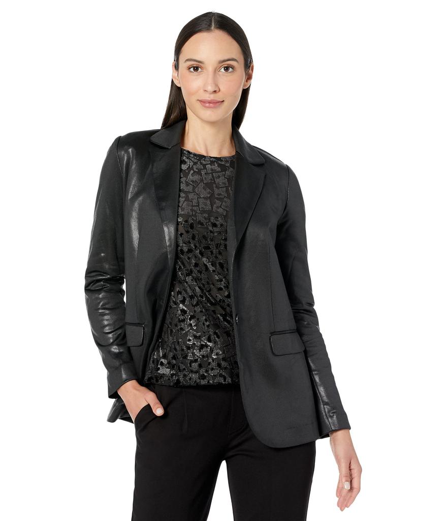 Elliott Lauren Trailblazer Coated French Terry Boyfriend Blazer