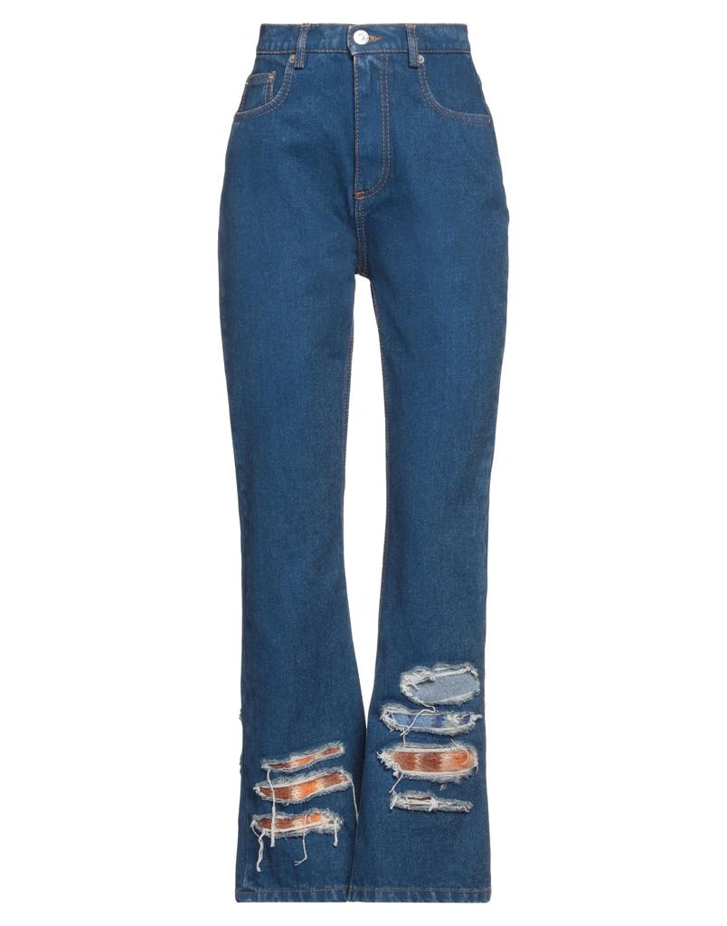 Marni Patch-appliqué wide-leg jeans - Jeans - Free Shipping