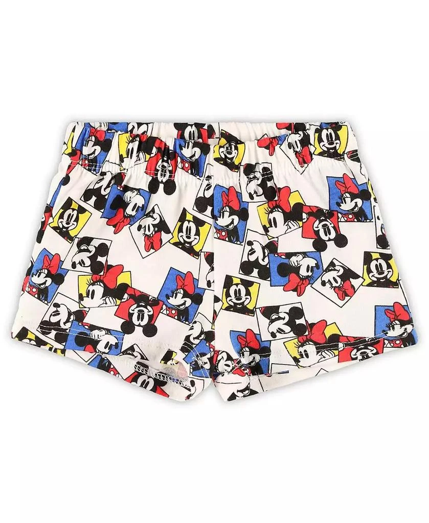 Children's Apparel Network Baby Boys and Girls Minnie Mouse Red, White T-Shirt and Shorts Set 3