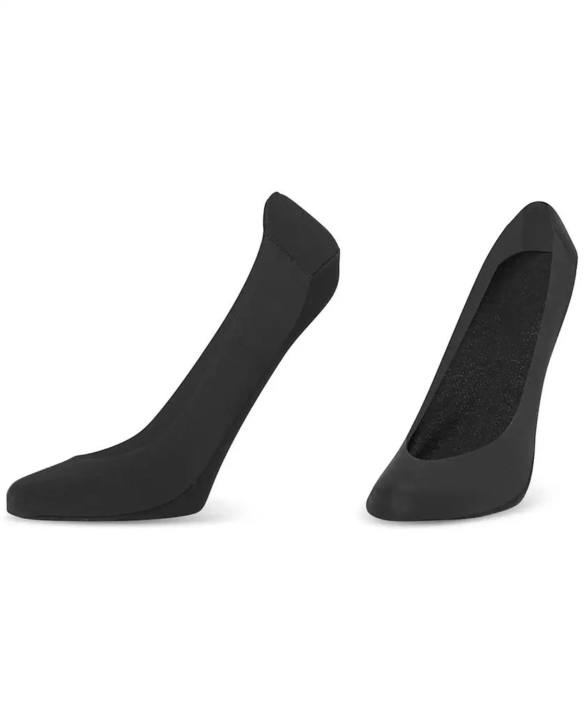 Hue Women's 2-Pk. Heelbliss Cushioned-Back Liner Socks U24376 4