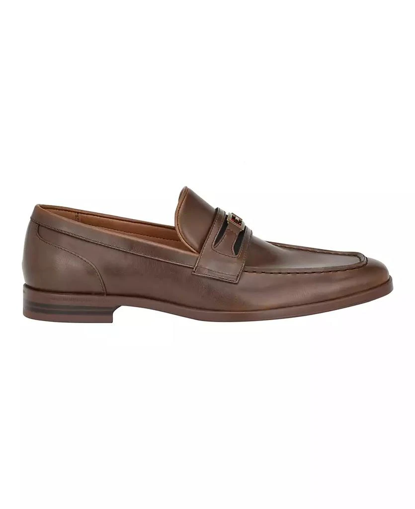 GUESS Men's Handle Square Toe Slip On Dress Loafers 2