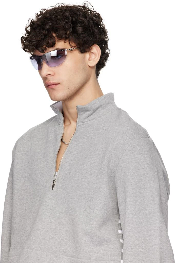 Gucci Silver Rimless Sunglasses 4