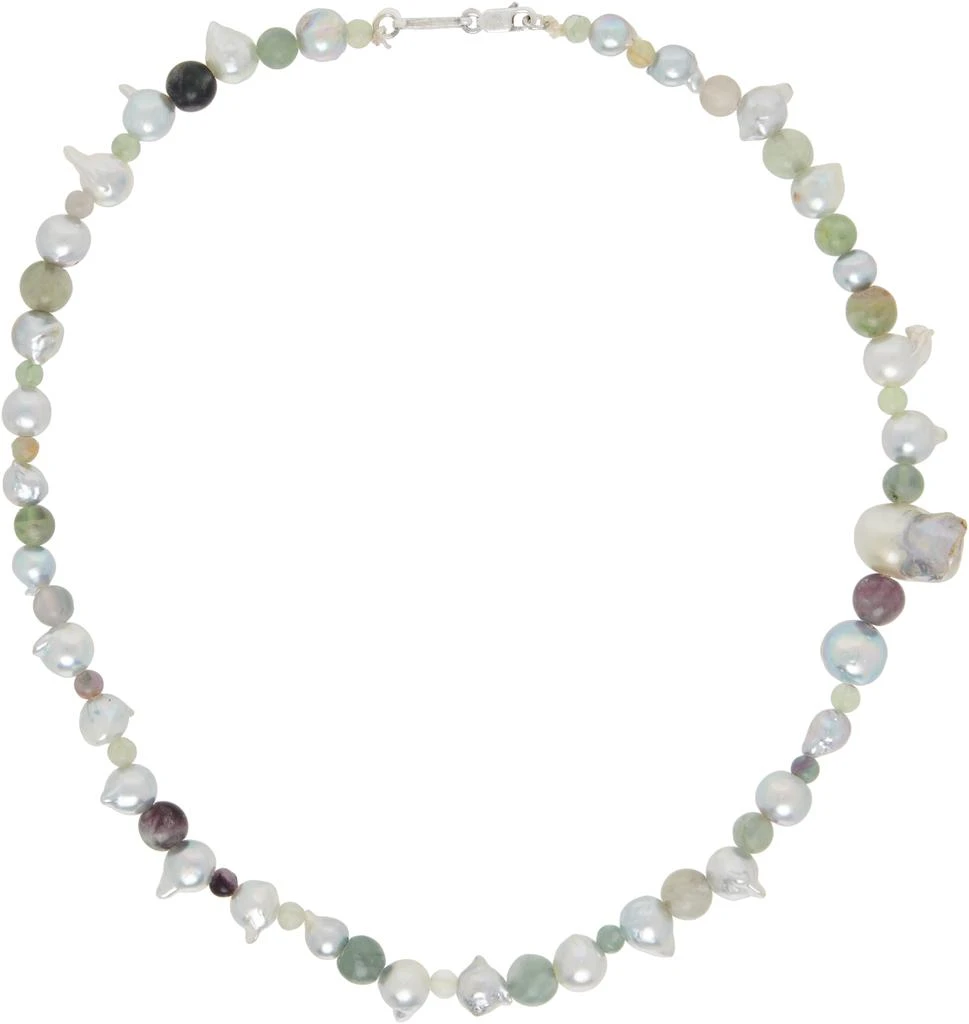 Pearls Before Swine Blue & Green Baroque Pearl Necklace 1