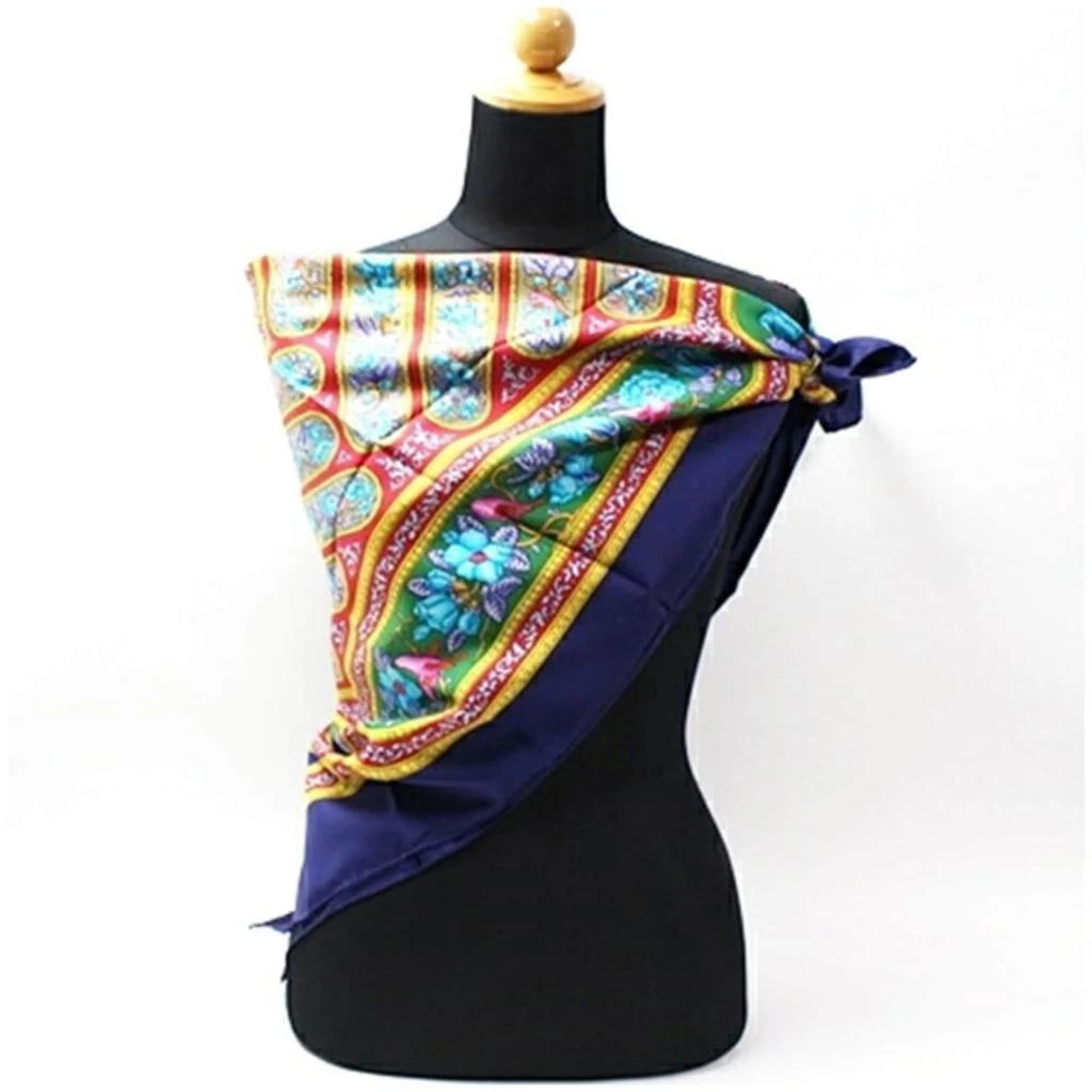 Hermes Navy Silk Scarf (Pre-Owned) 2
