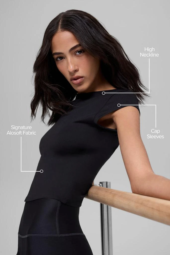 Alo Alosoft Back For More Tee - Black 2