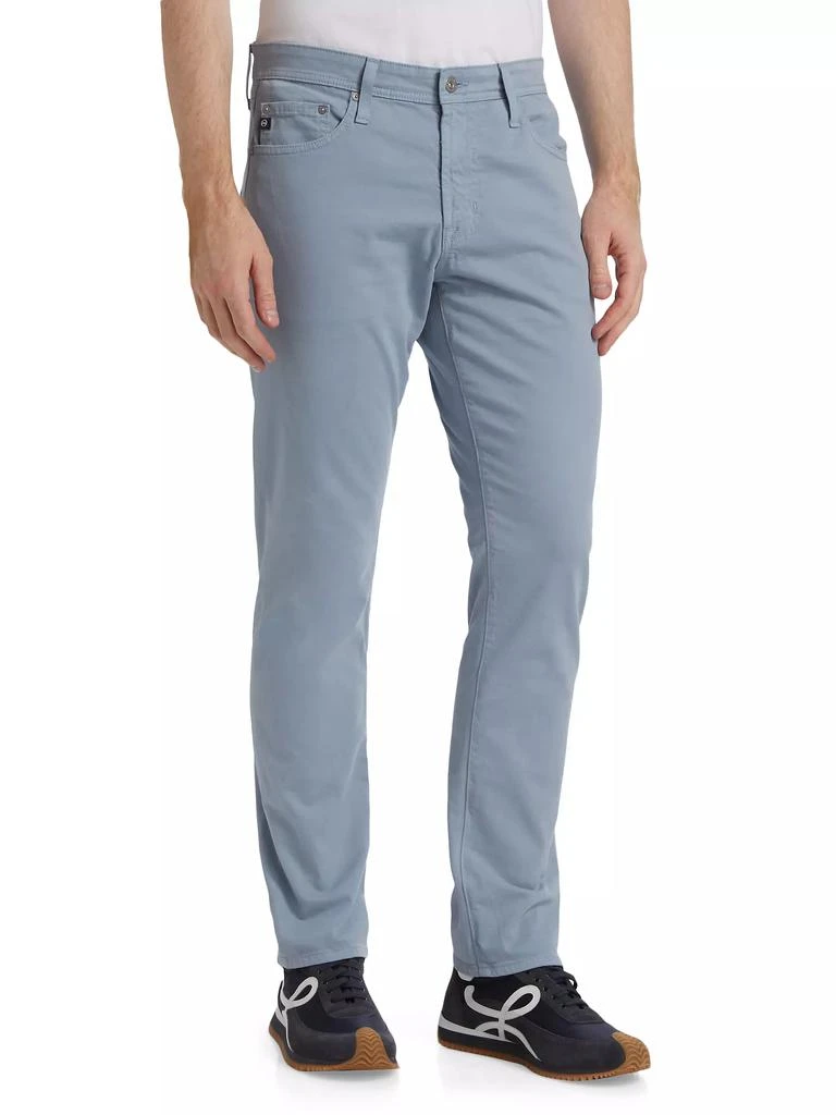 AG Jeans Everett Stretch Cotton Mid-Rise Straight-Leg Jeans 4