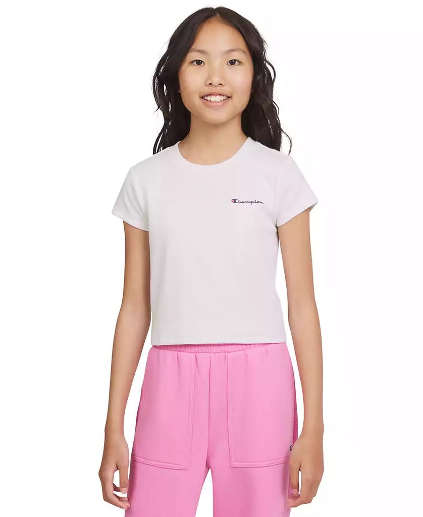 CHAMPION Big Girls Ribbed Baby Tee