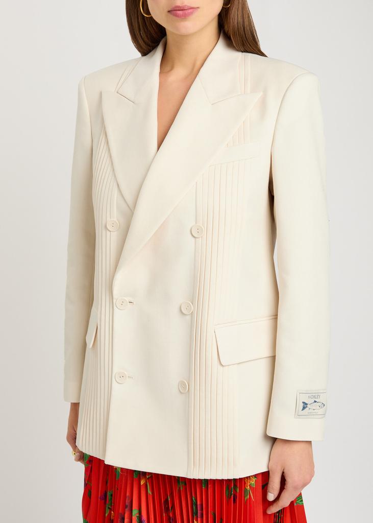 SS DALEY Martha pintuck wool blazer